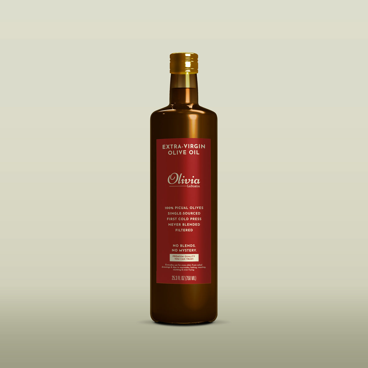 750 ml Bottle of Extra Virgin Olive Oil from Spain – Olivia